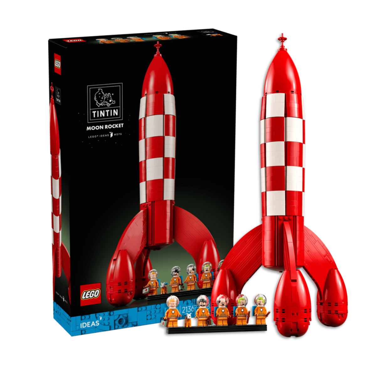 New LEGO Tintin Moon Rocket joins LEGO Ideas range